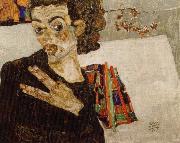 Egon Schiele sjalvportratt oil painting reproduction